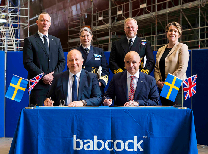 Babcock and Saab to Collaborate on Swedish Navy’s Future Surface Combatants
