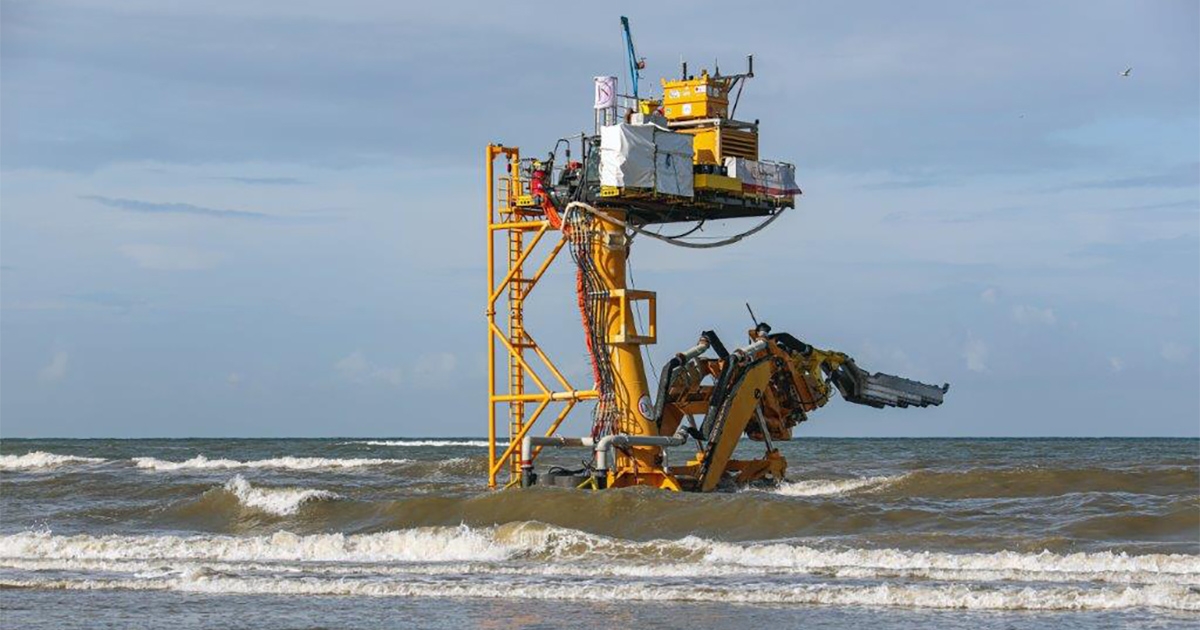 Jan De Nul’s Sunfish Trencher Successfully Reburies Export Cable at Dutch Offshore Wind Farm