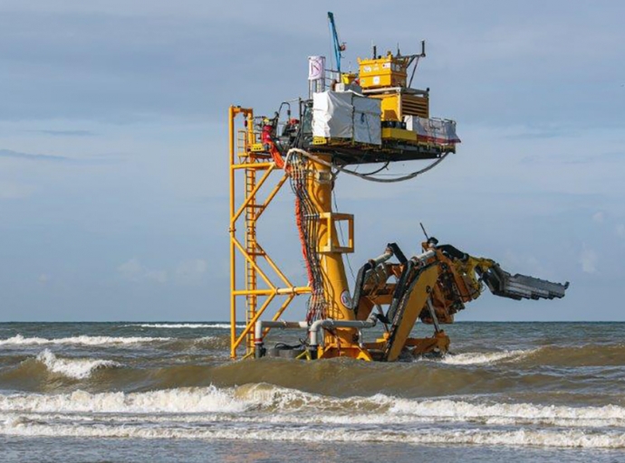 Jan De Nul’s Sunfish Trencher Successfully Reburies Export Cable at Dutch Offshore Wind Farm