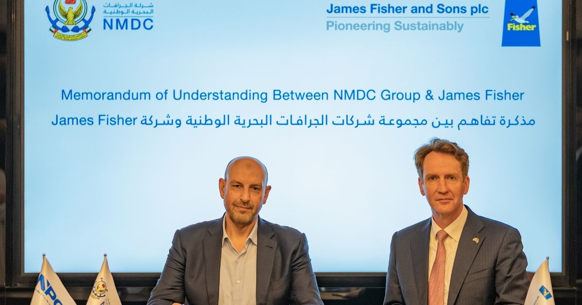 James Fisher and Abu Dhabi’s NMDC Group to Collaborate Globally on Marine and Subsea Projects