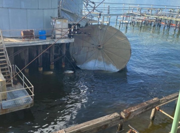 Coast Guard Responds to Oil Spill in Terrebonne Bay, Louisiana