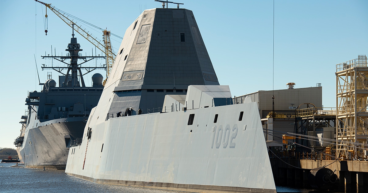 HII’s Ingalls Shipbuilding Awarded DDG 1002 Combat Systems Availability Contract