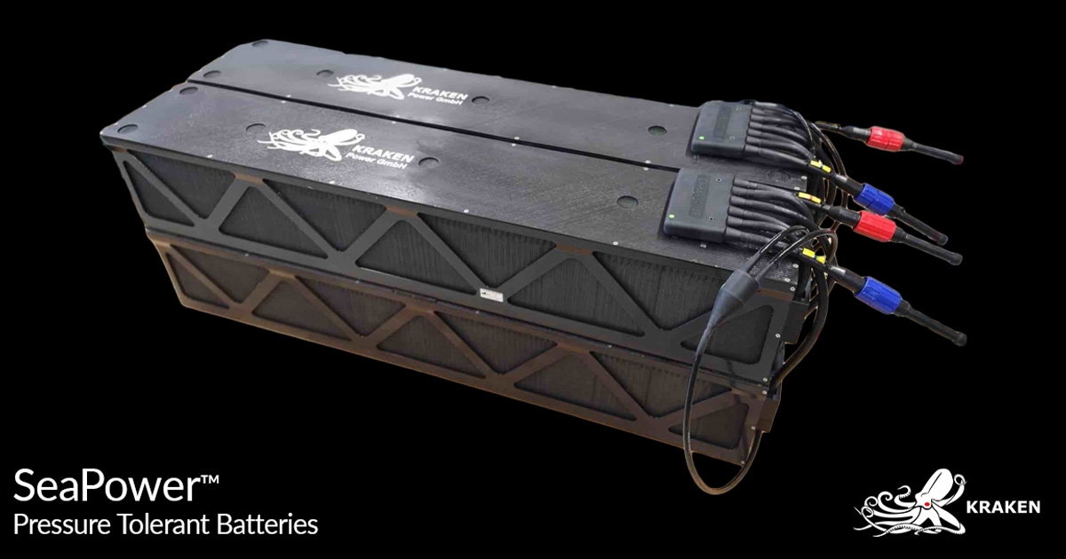 Kraken Receives $1.1 Million Follow On Battery Order from AUV Manufacturer
