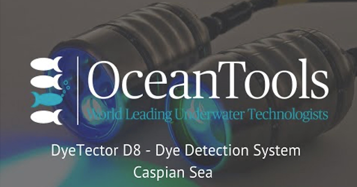 OceanTools DyeTector D8 in Operation in the Caspian Sea