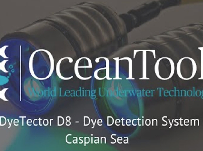 OceanTools DyeTector D8 in Operation in the Caspian Sea