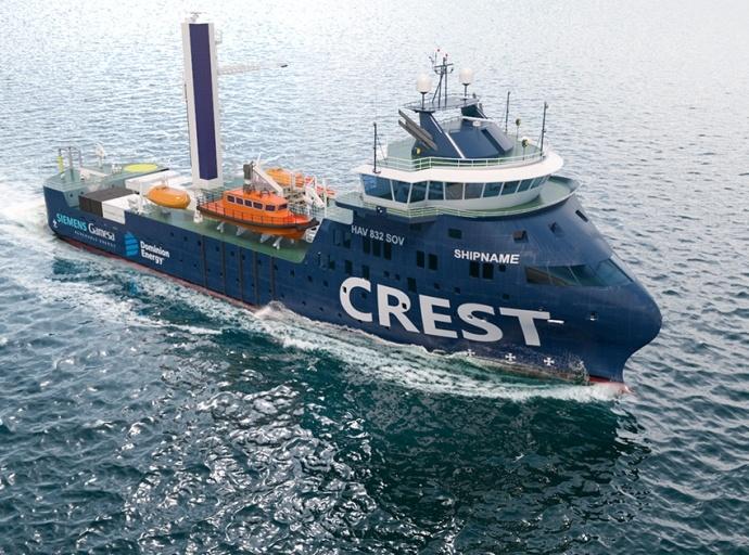 Crowley, ESVAGT to Build and Operate State-of-the-Art SOV for Siemens Gamesa
