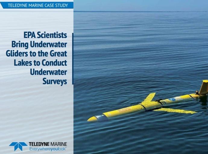 EPA Scientists Bring Underwater Gliders to the Great Lakes to Conduct Underwater Surveys