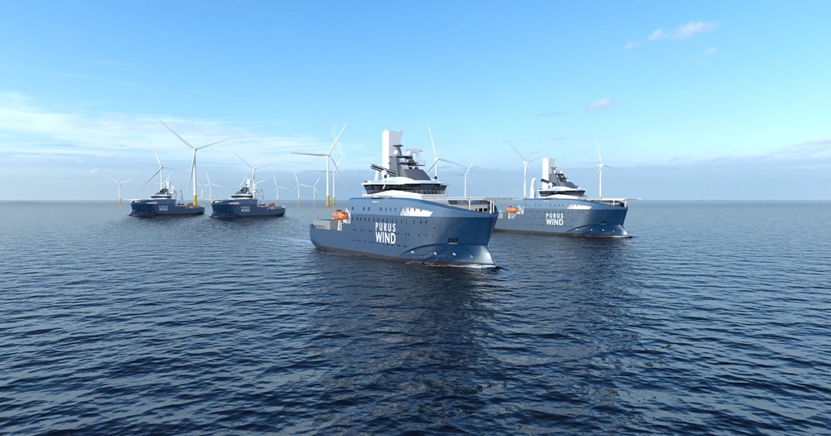 VARD Awarded Design & Construction Contract for 2 CSOVs for Purus Wind