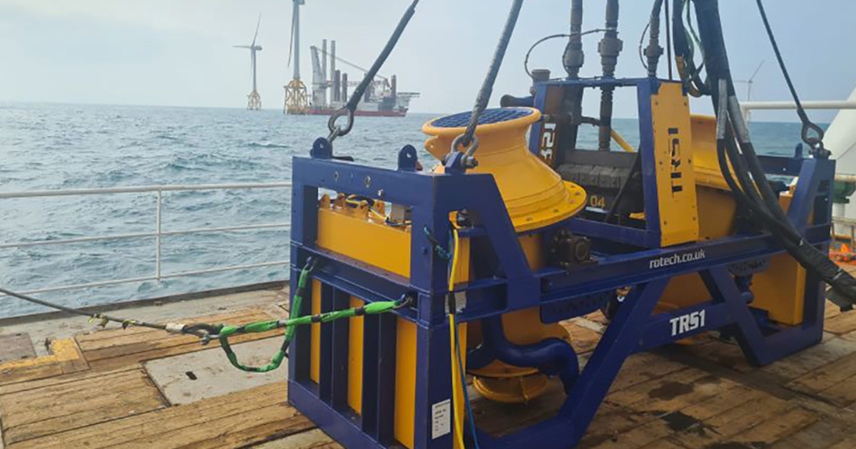 Rotech Subsea Completes Export Cable Burial at US Offshore Wind Farm