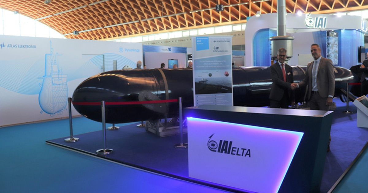 Israel Aerospace Industries and ATLAS ELEKTRONIK Unveil Joint Development Integrated in the BlueWhale Uncrewed Submarine