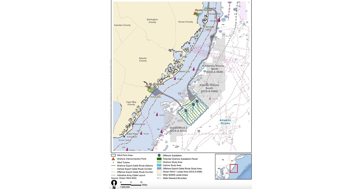 BOEM Gives Green Light for Ocean Wind 1 Offshore New Jersey