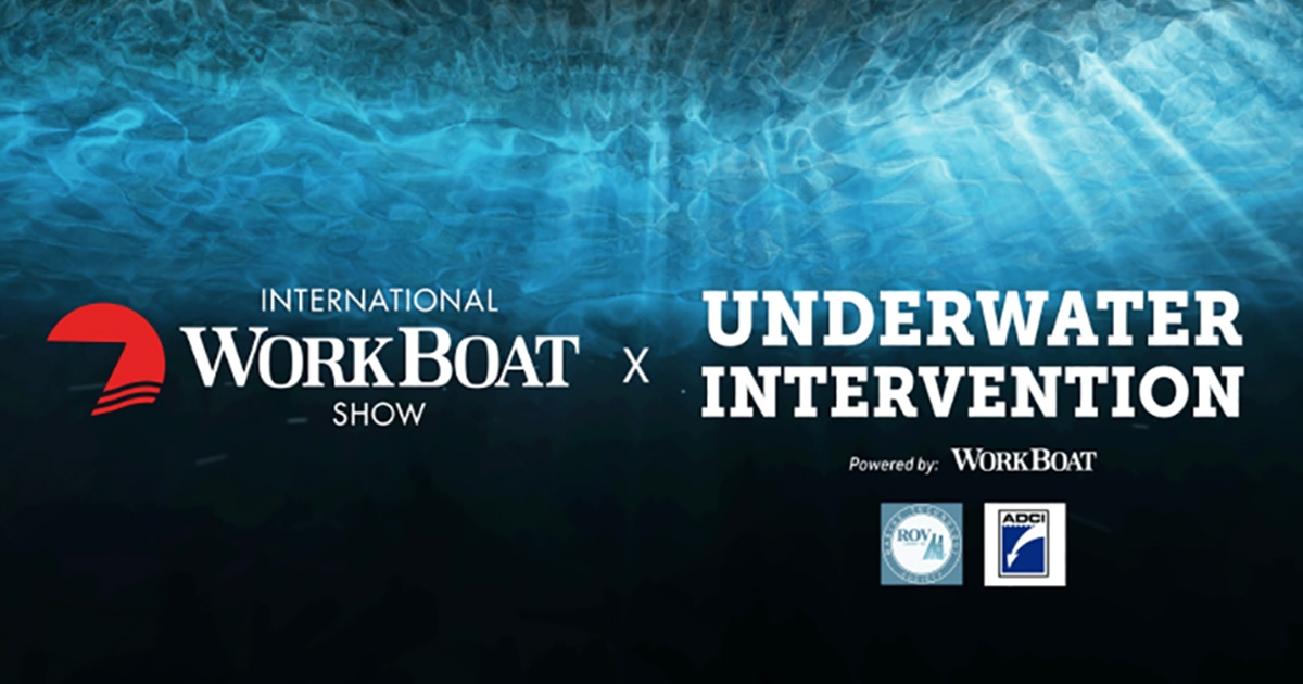 Exhibitor List Continues to Grow as Underwater Intervention Joins the International WorkBoat Show