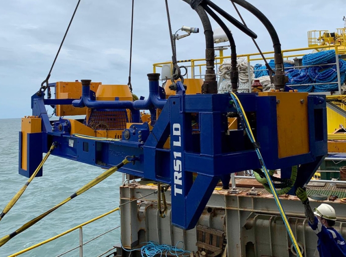 Rotech Subsea Performs Fiber Optic Cable Trenching Offshore Belgium