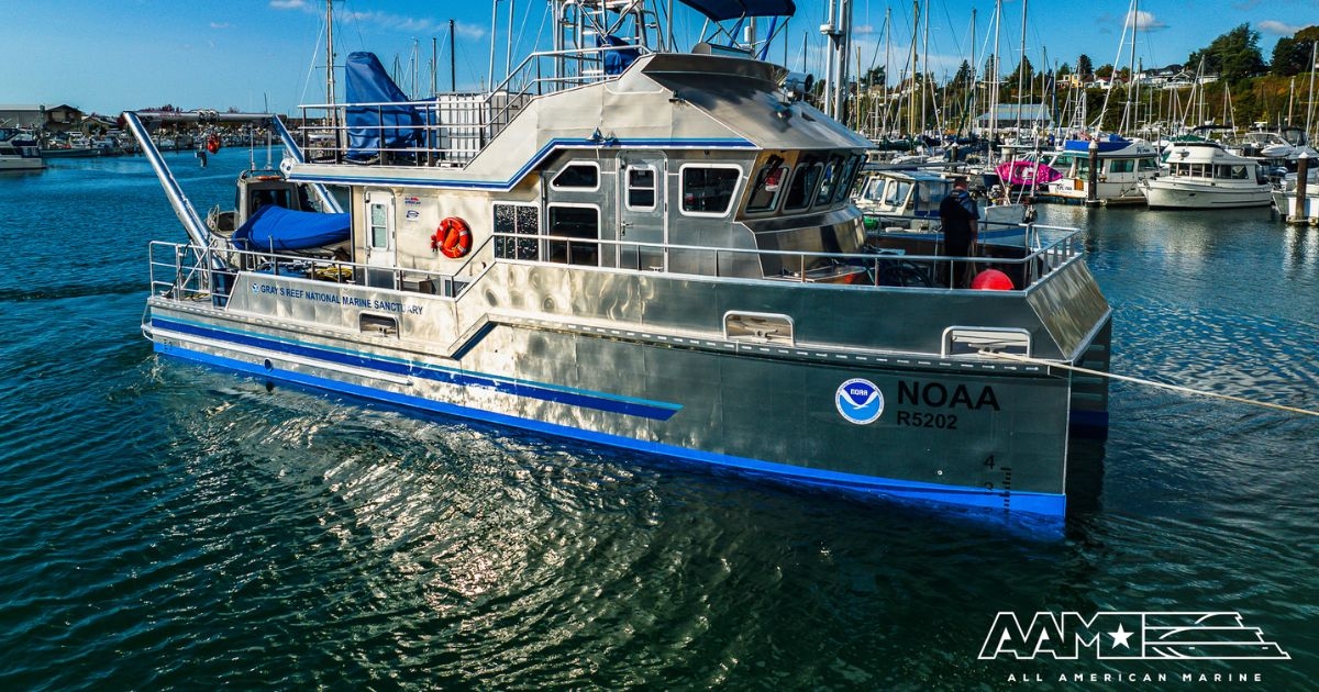 All American Marine Launches Another Research Vessel for NOAA