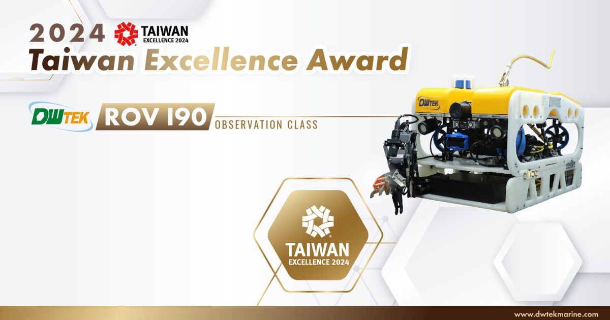 DWTEK ROV I90 Wins 2024 Taiwan Excellence Award