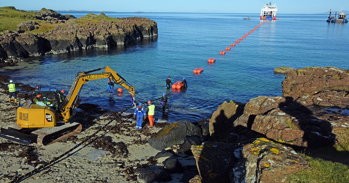 Briggs Marine Successfully Completes Subsea Cable Installations in Scotland