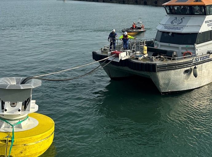 Successful Transfer of Power from Oasis Power Buoy to a Crew Transfer Vessel