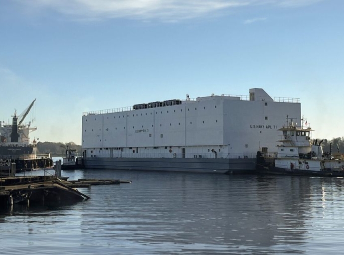 Bollinger Shipyards Delivers First Bollinger-Built APL Berthing and Messing Barge to US Navy