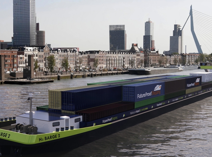 Launch of New Zero-Emission Hydrogen-Powered Cargo Vessel