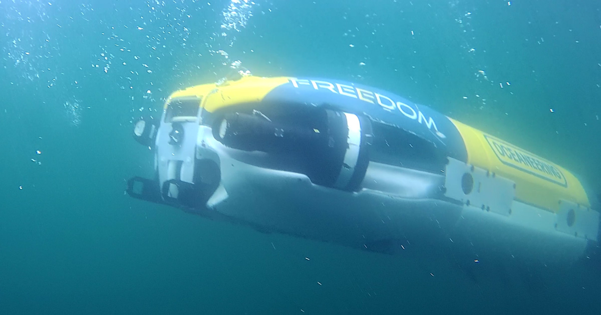 Oceaneering Selected by DIU to Test and Develop Unmanned Undersea Vehicle Prototype