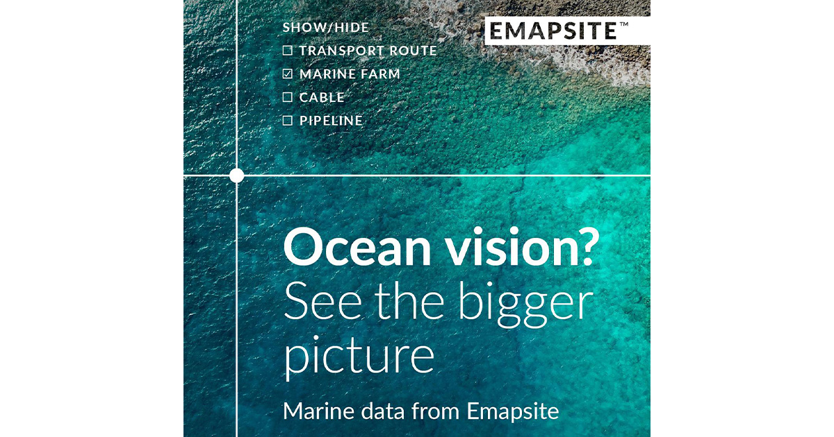 Emapsite Develops New Marine Mapping and Data Service That Delivers Insight in Seconds