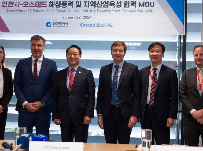 Ørsted and Incheon City Sign MoU to Establish World-Class Offshore Wind Power Industry 