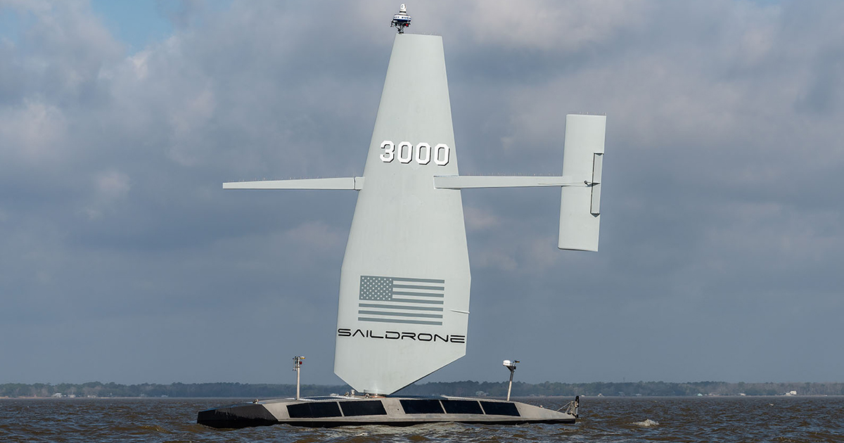 Saildrone and Thales Advance Autonomous Undersea Surveillance 