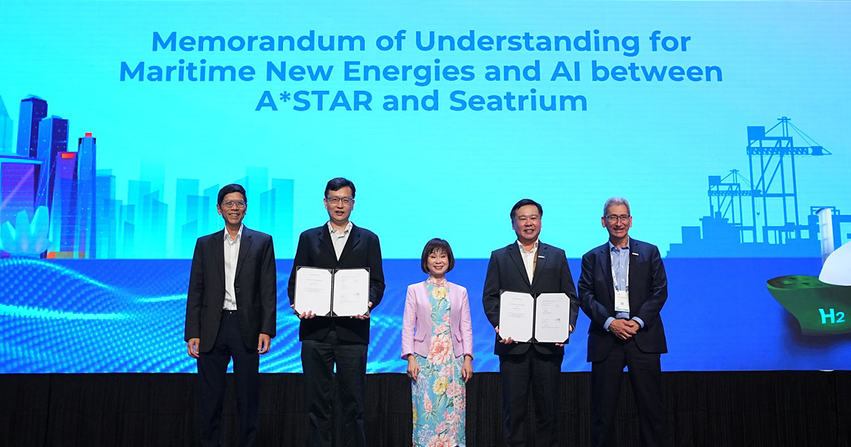 Seatrium and A*STAR to Explore New Energies and AI in Offshore and Marine Applications