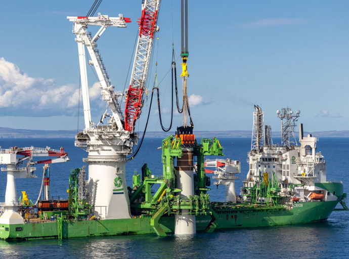 DEME’s Vessel Orion Completes Offshore Foundation Installation Project
