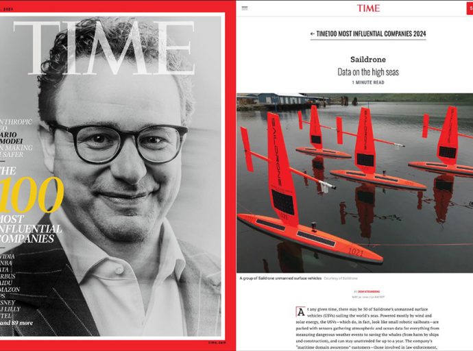 Saildrone Named to TIME’s 100 Most Influential Companies for 2024