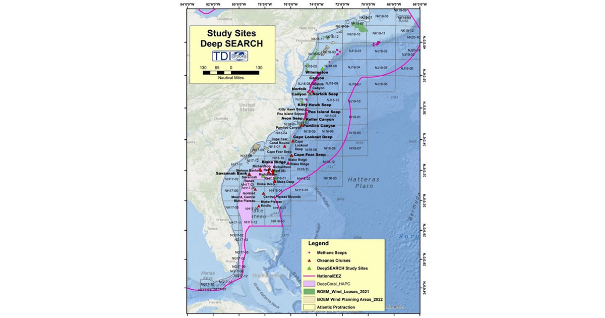 TDI-Brooks Delivers Deepwater Atlantic Habitats II Report to BOEM 