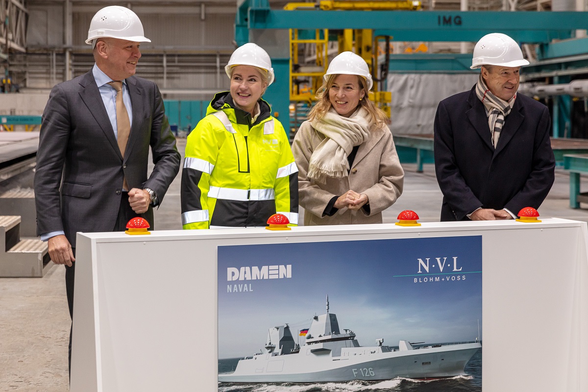 2 Damen Naval marks official start of construction phase F126 frigates 2