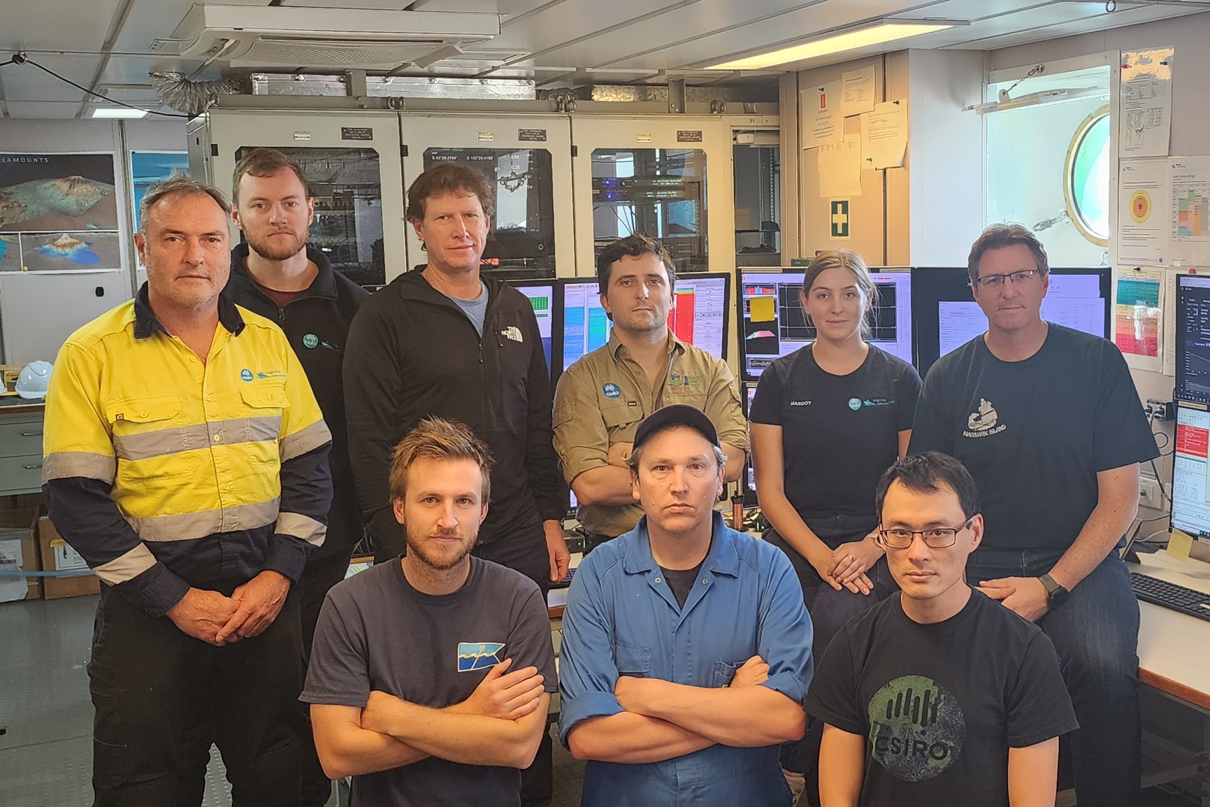 6 CSIRO project team onboard CSIRO research vessel RV InvestigatorCSIRO