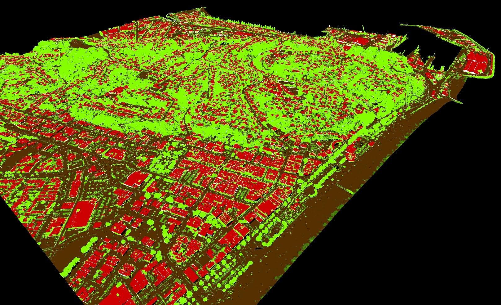 Point Cloud data over Napier NZ Class