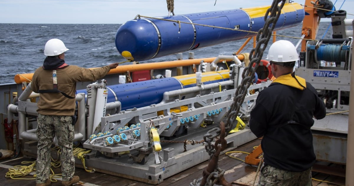 US Navy Knifefish UUV