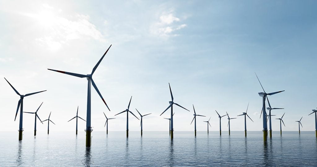 offshore wind farm calm seas
