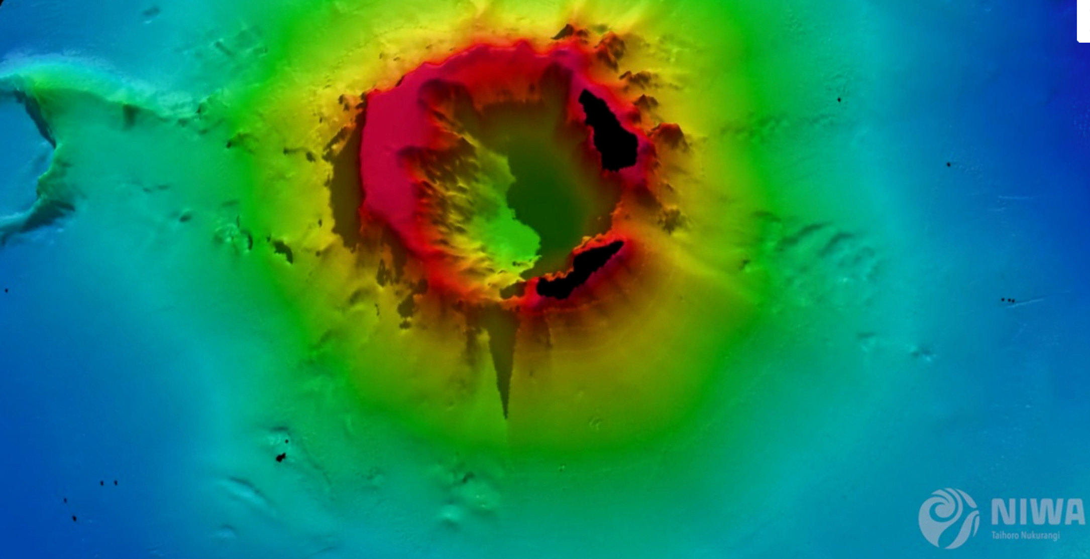 5 Hunga Tonga Hunga Haapai 3D bathymetry map 