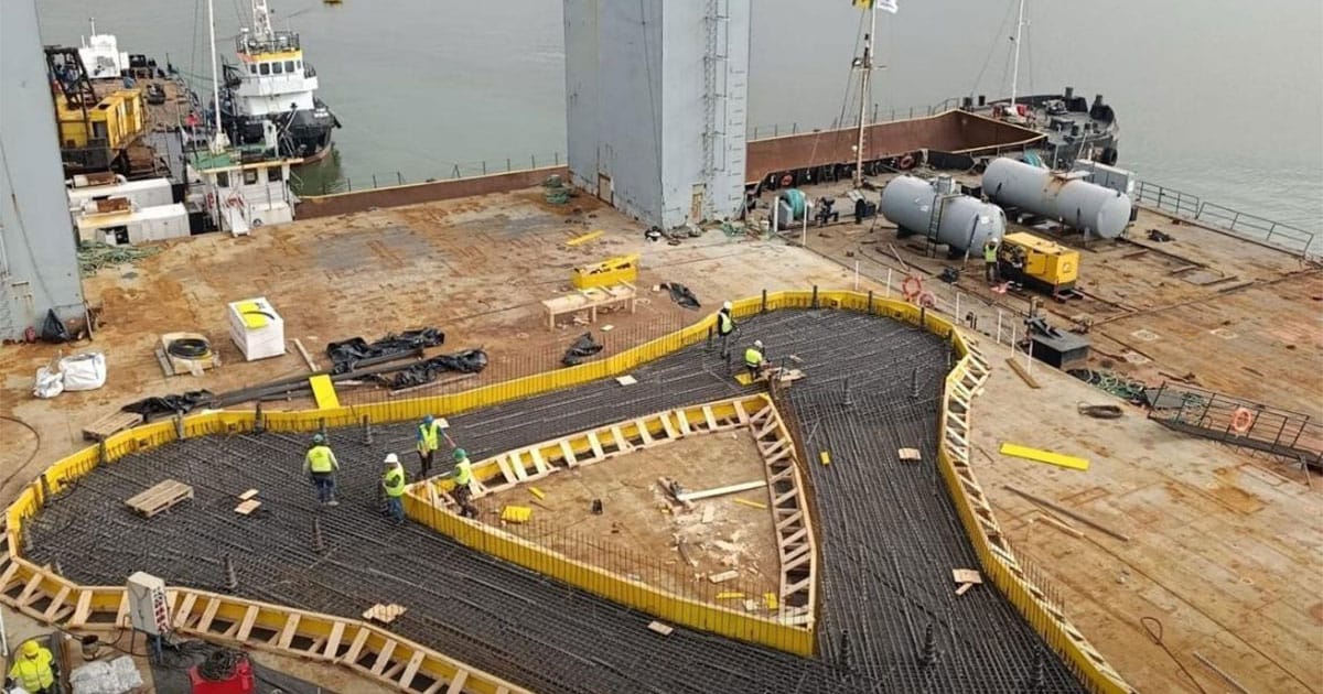 Etermar Energia begins construction of the first small scale prototype of BayFloat.