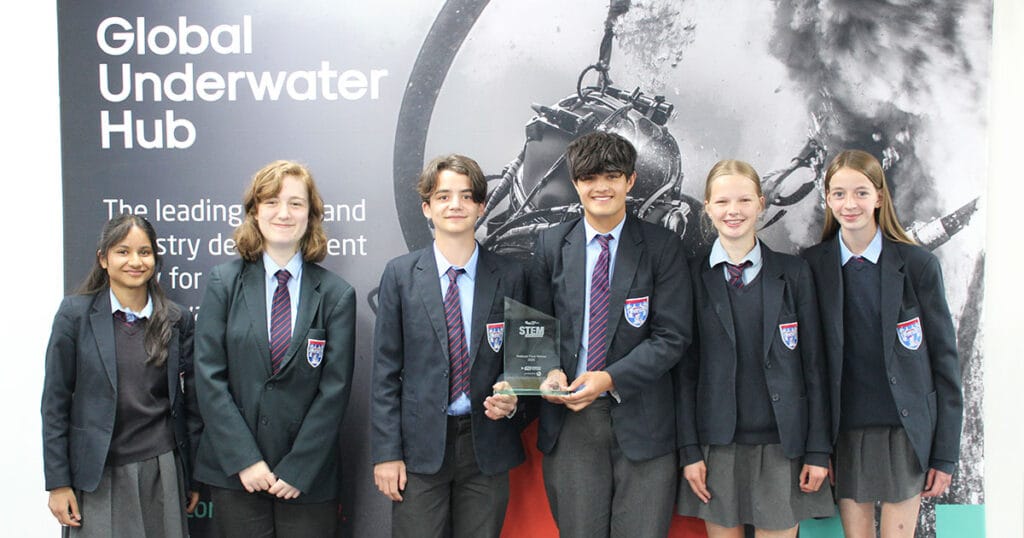 The 2025 STEM Challenge winning team from Bristol Free School.