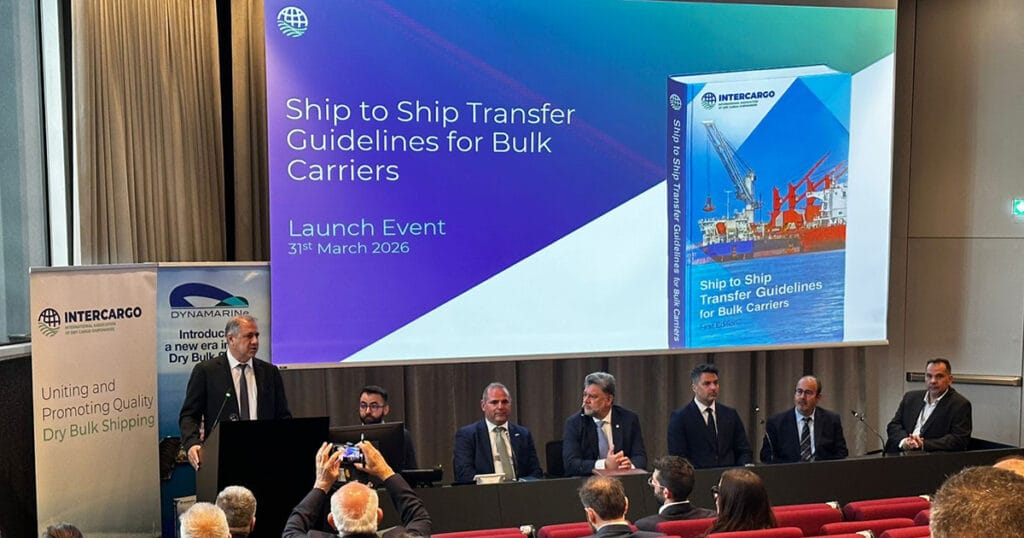 INTERCARGO Ship to Ship Transfer Guidelines for Bulk Carriers Event in Athens.