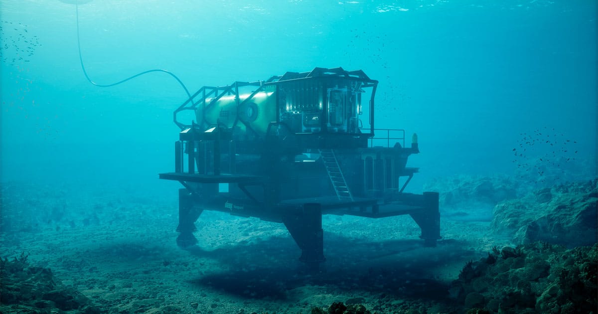 DEEP’s pilot subsea human habitat, Vanguard.