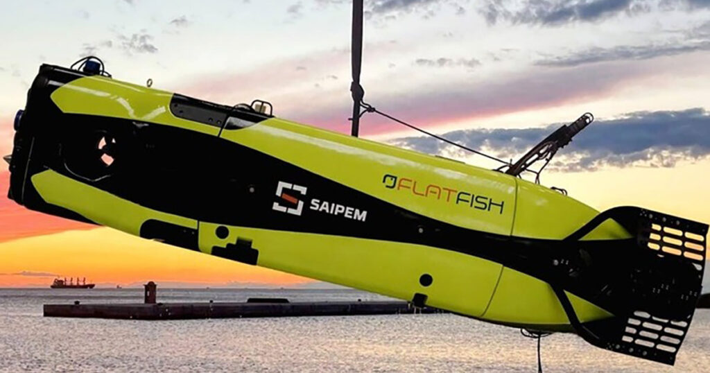 Saipem’s FlatFish can autonomously inspect subsea resources without the support of a vessel.