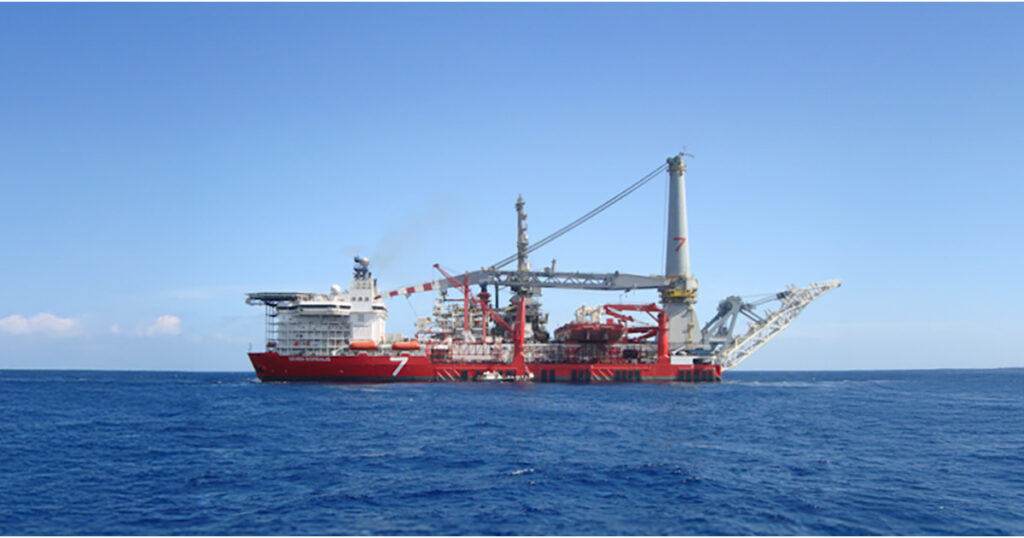 Subsea7’s flagship vessel, Seven Borealis. (Image credit: Subsea7)