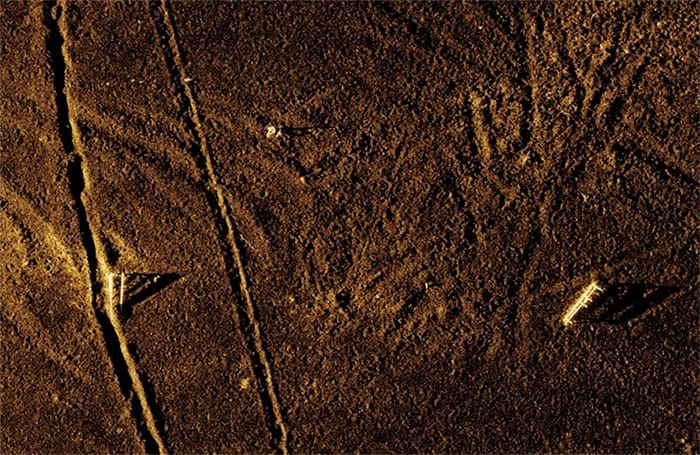Kraken Synthetic Aperture Sonar imagery captured by KATFISH during the demonstration. 