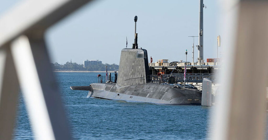 Royal Navy Sailors on board HMS Anson while alongside at HMAS Stirling, Perth Australia.