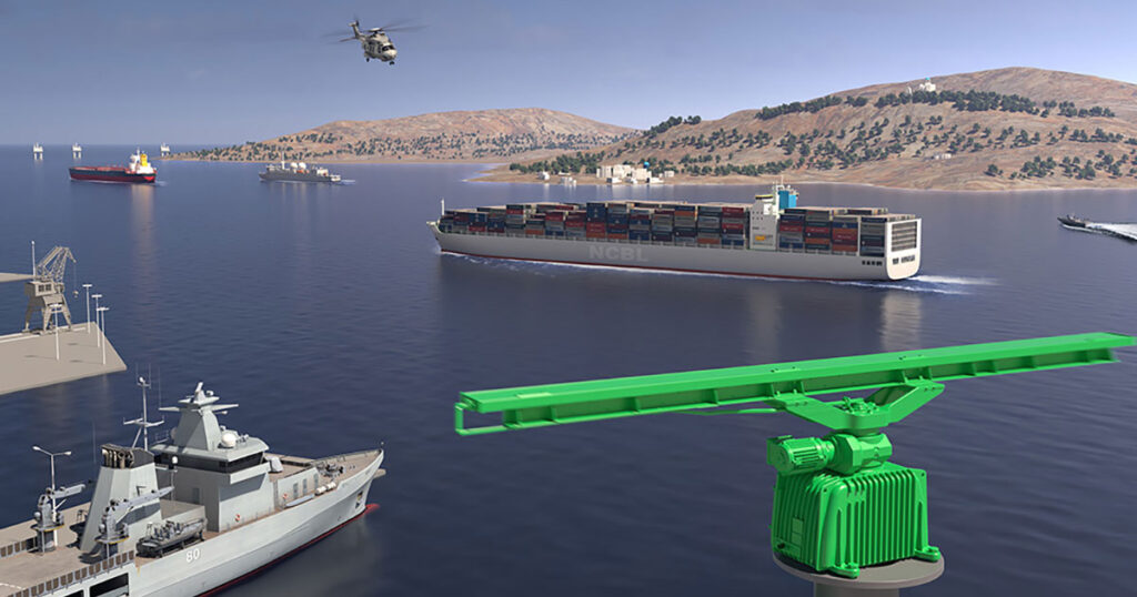 HENSOLDT UK coastal surveillance radar.