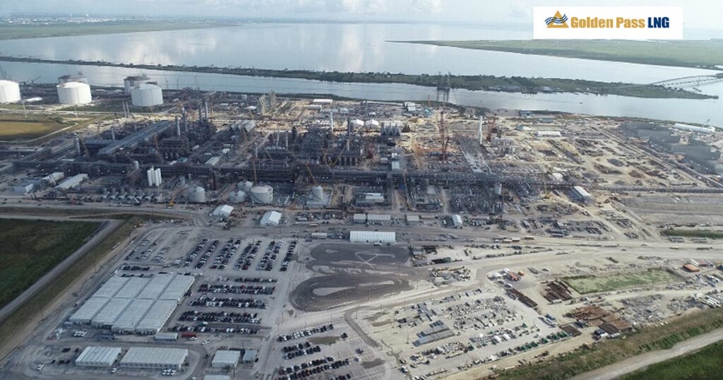 Golden Pass LNG project in Sabine Pass, Texas.