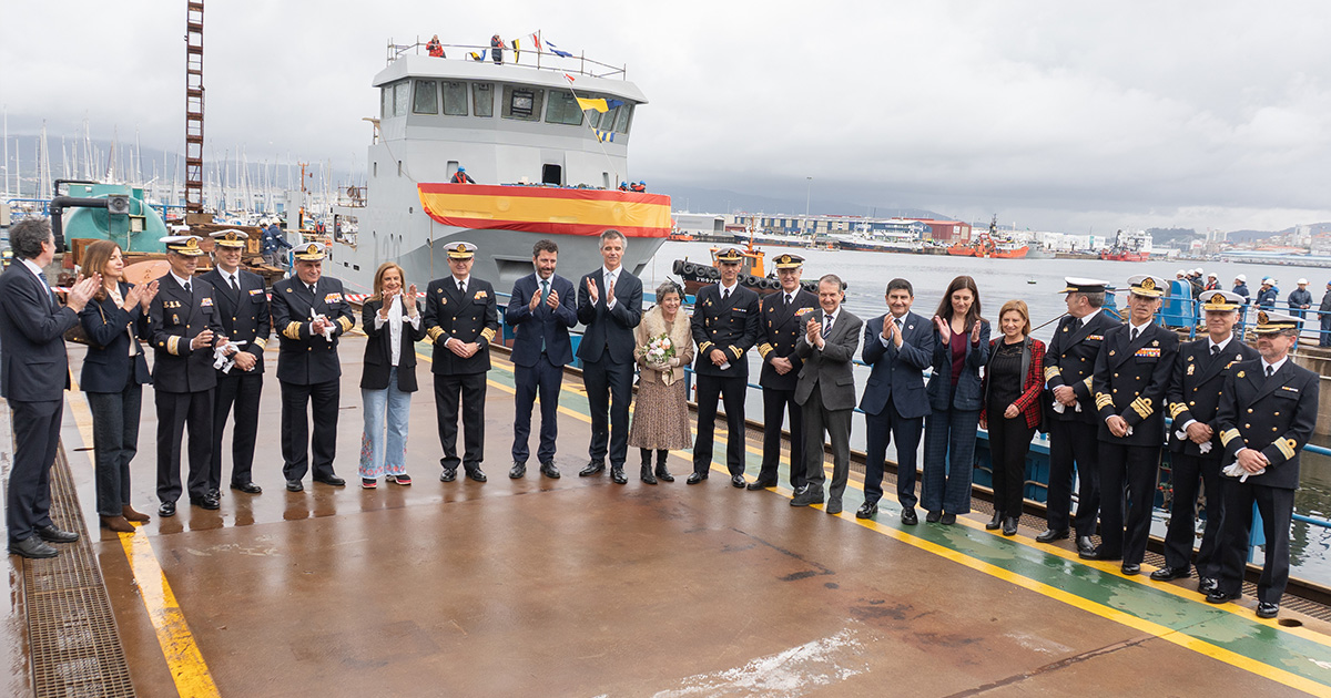 Freire Shipyard Launches the Armada Diving Support Vessel A22 Proserpina