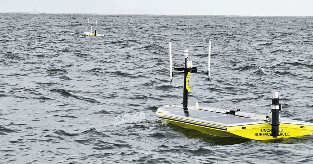 SeaTrac SP-48 uncrewed surface vehicle.