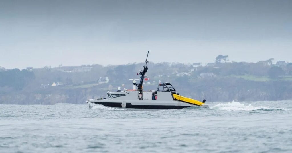 Ariadne the first MMCM vessel conducting trials off the South Coast last year.